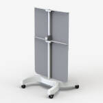 Double flexible curtain